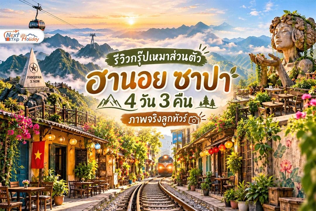 รีวิวทัวร์กรุ๊ปเหมาส่วนตัว เวียดนามเหนือ ฮานอย ซาปา 4 วัน 3 คืน | ภาพจริงลูกทัวร์