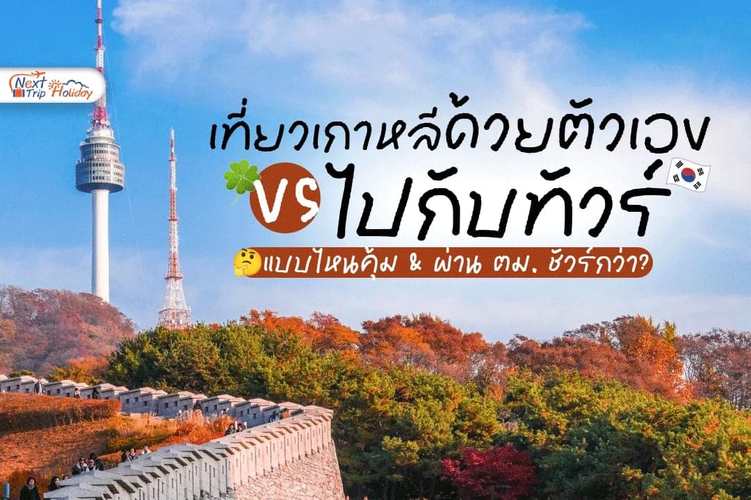 เที่ยวเกาหลีด้วยตัวเอง VS ไปกับทัวร์ แบบไหนคุ้ม & ผ่าน ตม. ชัวร์กว่า?